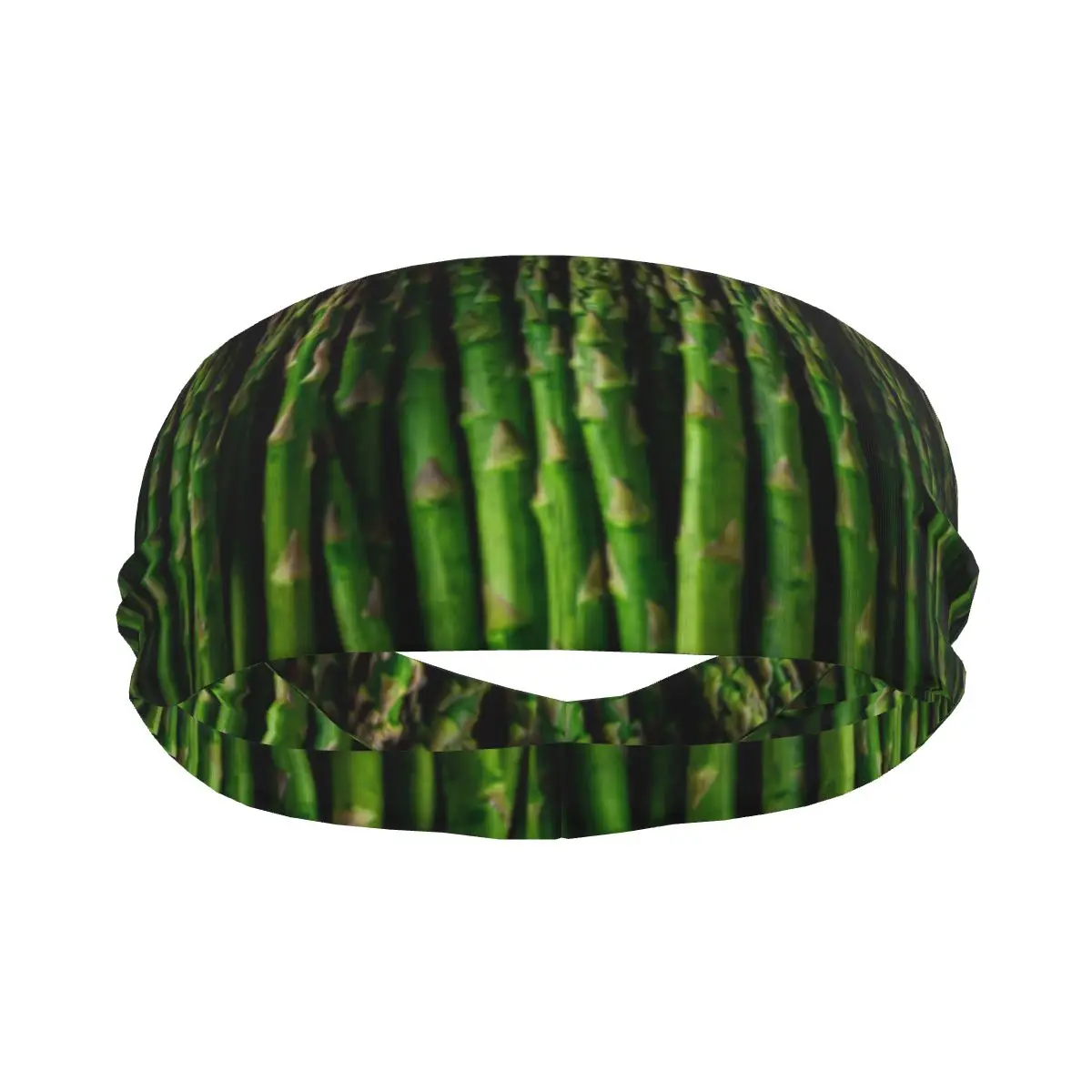 

Sports Headband Portable Hair Band Fresh Green Asparagus Hair Wrap Brace Cycling Running Exercising Sweatband