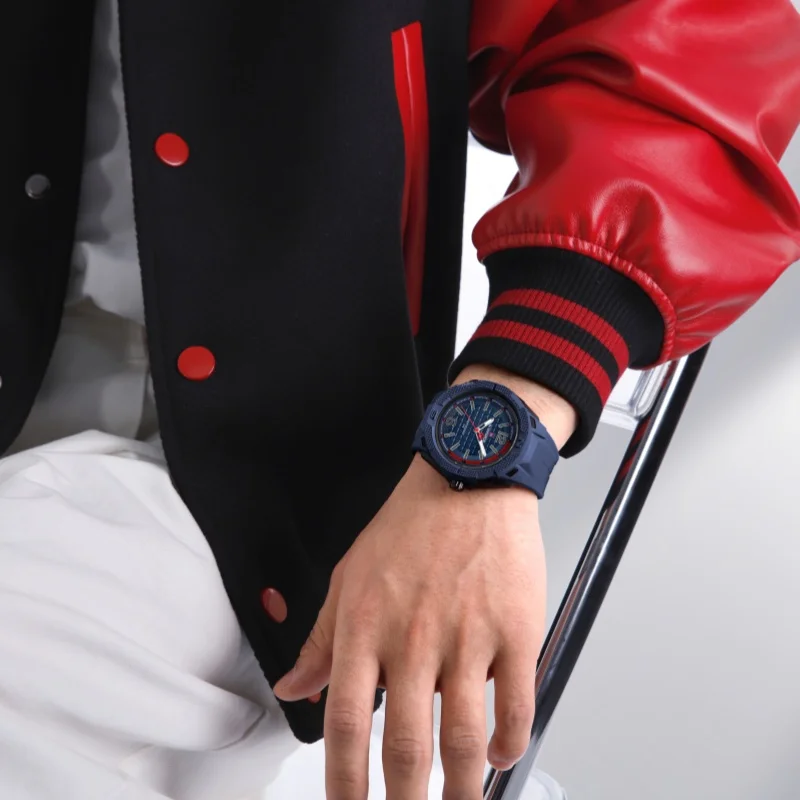 NAVIFORCE 7126 Fashion Men Quartz Watch Casual Simple Waterproof Silicone Strap Luminous Sports Watches for Man reloj hombre