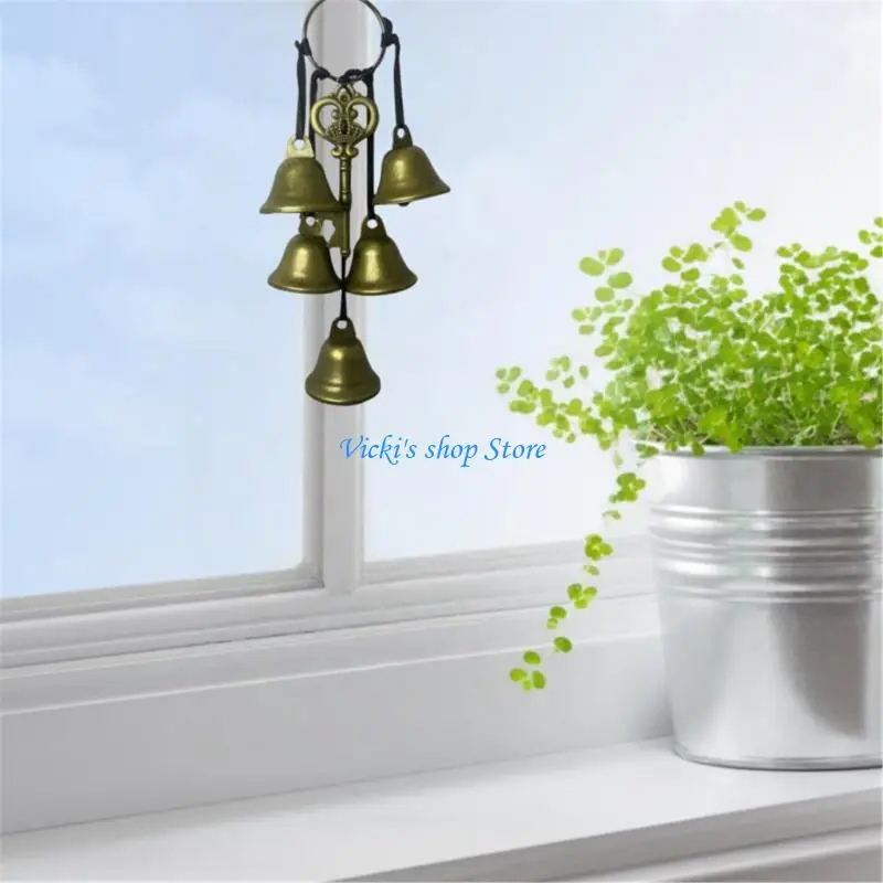 سلسلة مفاتيح Windchime Windchime المصنوعة يدويًا قلادة سهلة الإعداد في الهواء الطلق مع أصوات مهدئة للتجمعات تحت عنوان