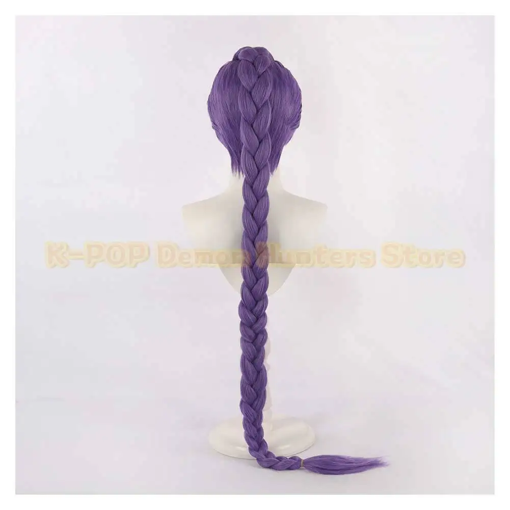 Rumi Kpop Demon Hunter Cosplay Wig Headband Hairpin Costume Accessories for Women Girls Female Adult Roleplay Halloween Carnival