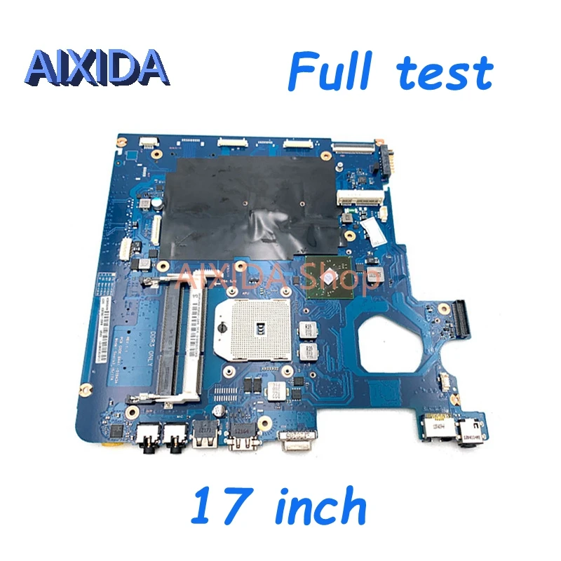 AIXIDA BA41-01820A BA41-01821A BA41-01822A BA92-09508A For 17 inch Samsung NP305E7A Laptop Motherboard HD7470M Socket FS1 tested