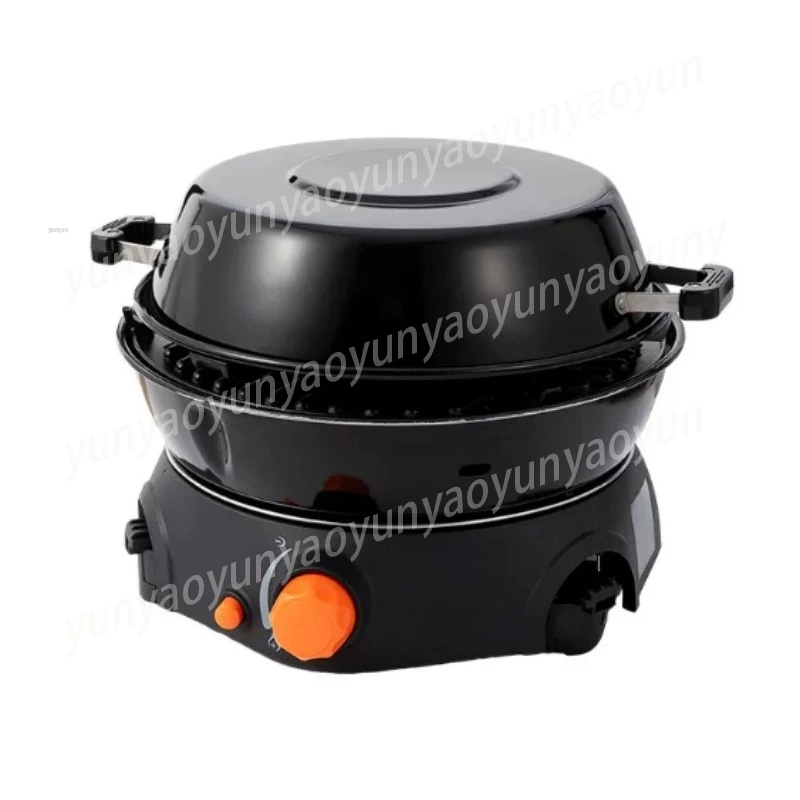 Multifunctional Foldable BBQ Grill 6Pcs Camping Stove Kit Portable Outdoor Picnic Mini Fire Pit Cooking Set