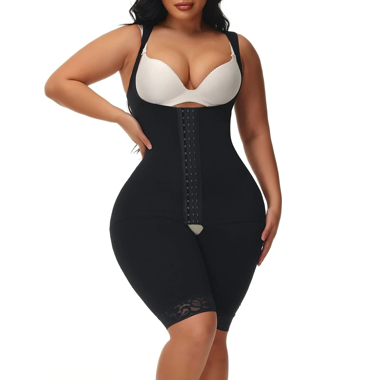 

Fajas Colombianas Shapewear Women Tummy Control Compression Garment Waist Trainer Bodysuit Open Bust Shaper Reductive Girdles