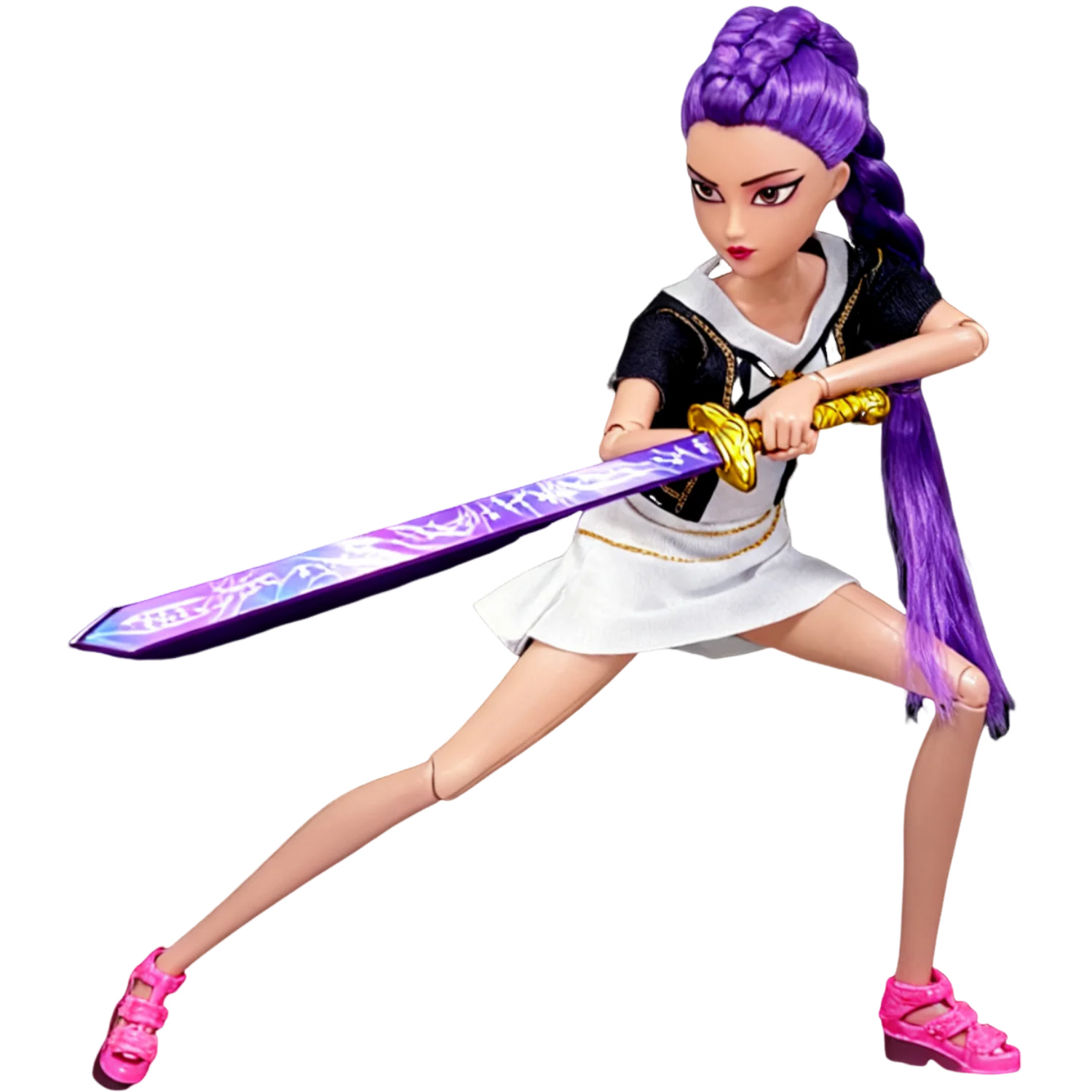 Lalka KPOP Hunting Witch Group - Rumii, Mira, Zoe |   Figurka kolekcjonerska z PVC, ruchoma, zabawka