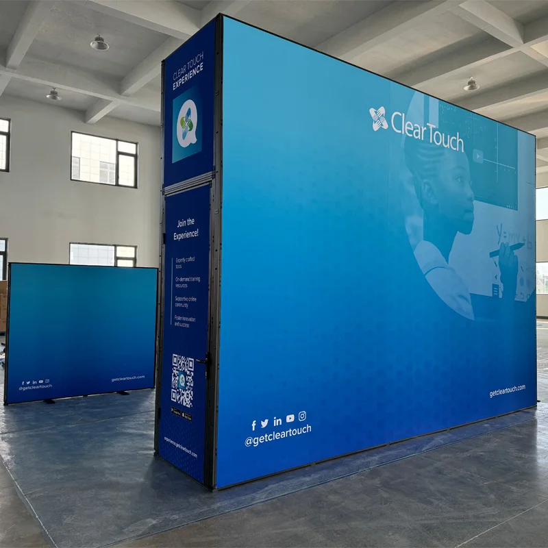 Espositore espositivo modulare personalizzato da 3,6 m di altezza 20x20 10x20