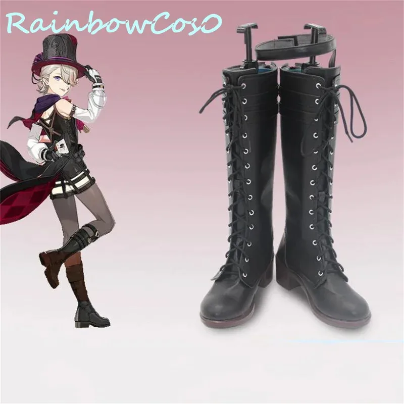 Lyney Genshin Impact Cosplay zapatos botas juego Anime Halloween Navidad RainbowCos0 W3420