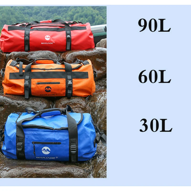 Reisegepäck handtasche mit großer Kapazität 30l 60l 90l Aufbewahrung taschen zum Wandern Camping wasserdichte Reisetasche Weekender Tote xa330y