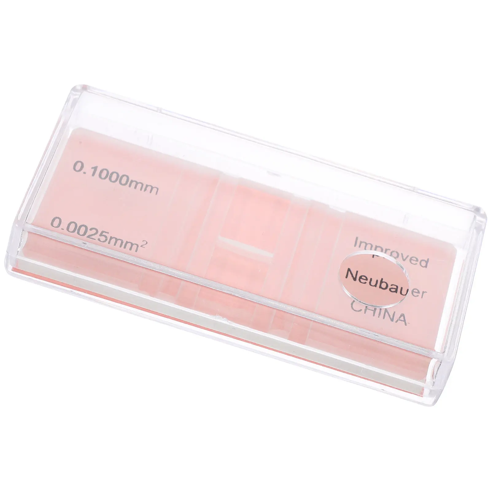 Yeast Counting Glass Slide Microscope Hemocytometer for Laboratory Cell Staining and Analysis
