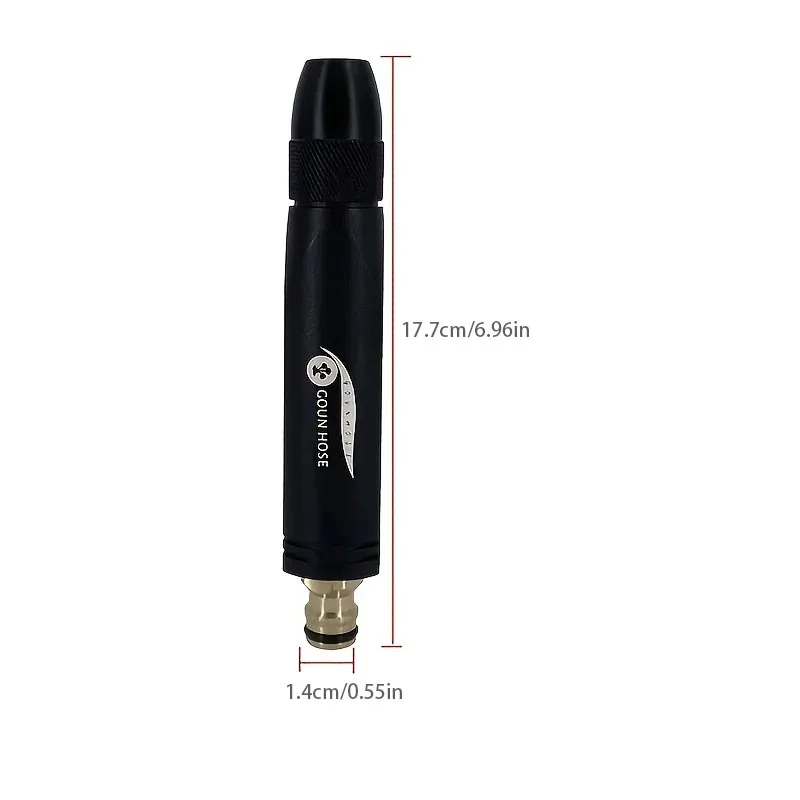 High Pressure Water Gun Multi-Function Adjustable Water Gun Metal Direct Spraying Spray, Gardening Irrigation Supplies