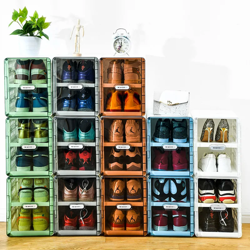 

CH47 Multi-layer simple shoe rack at the entrance, space-saving shoe rack for rental house, multi-functional shoe rack