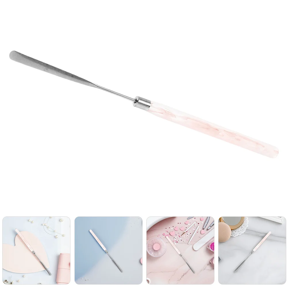 

3Pcs Nail Art Mixing Stick Spatula Metal Makeup Mixing Tool Salon Cream Pigment Blending Rod Professional Beauty
