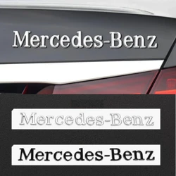 3D ABS Car Emblem Stickers Original Letter Logo For Mercedes Benz Universal Decals Modified Dody Rear Tail Standard Accessories