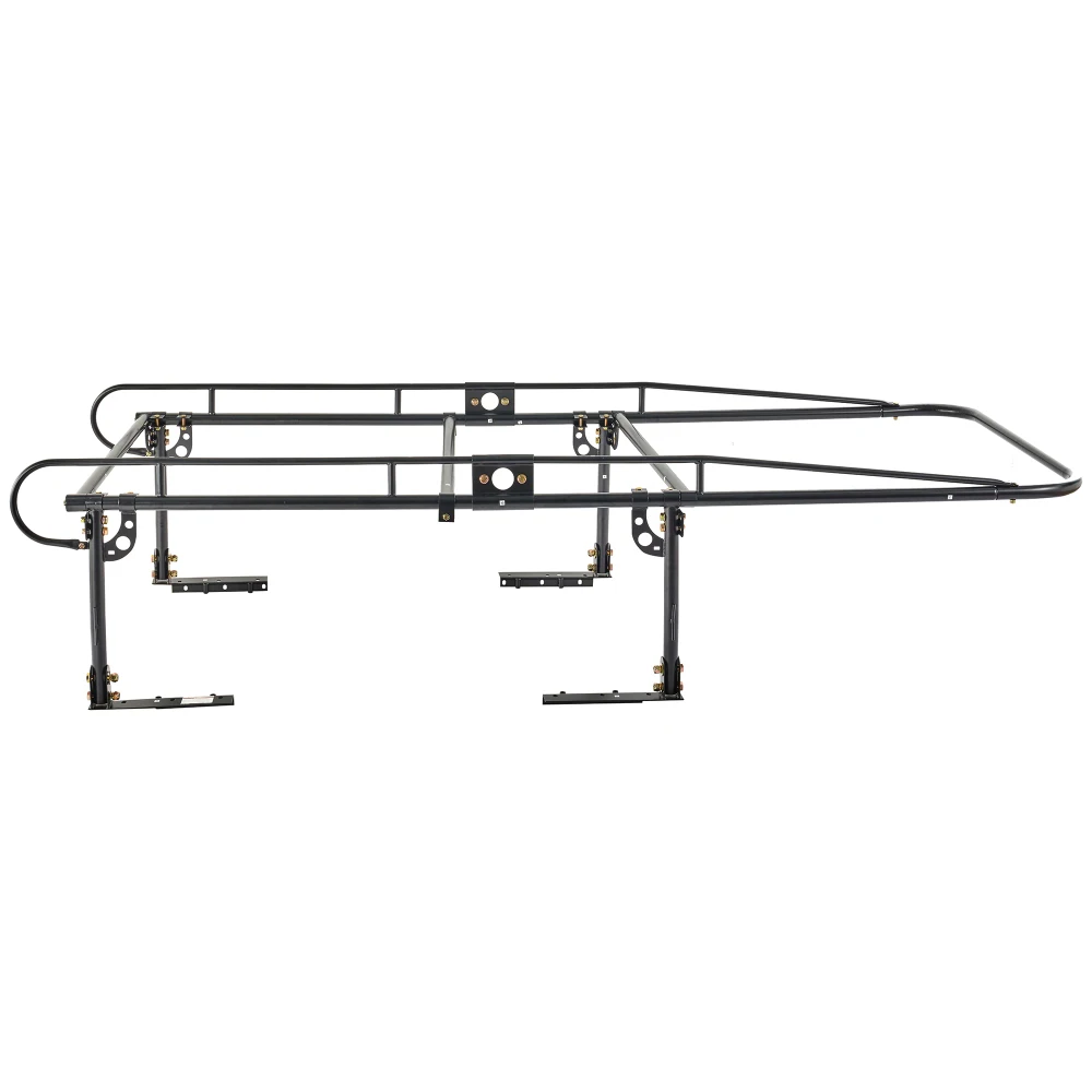 

Universal steel over-cab truck bed rack contractor pickup lumber full size rack adjustable for kayak, ladder, surfboard, lumber