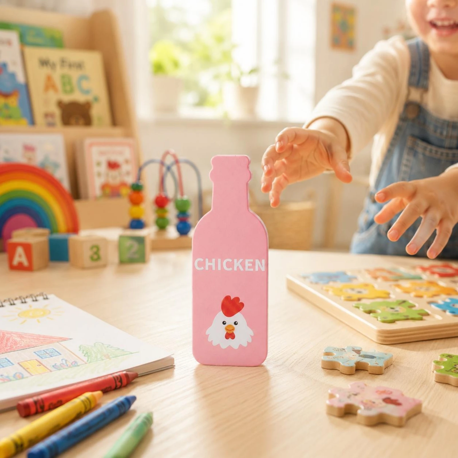 set-di-12-blocchi-a-forma-di-bottiglia-etichettati-giocattolo-educativo-in-legno-blocchi-impilabili-illustrati-e-dipinti