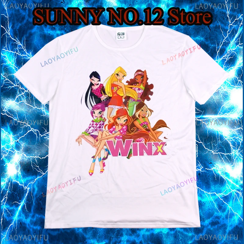 Winx Butterfly Elf Women's Retro Fashion Ulzzang T-shirt