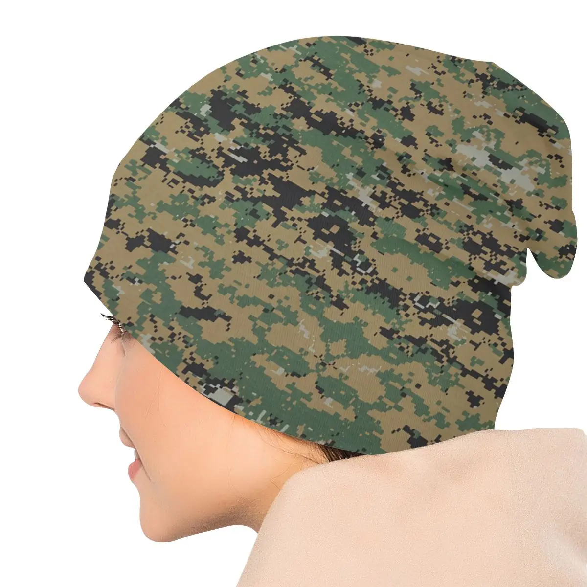 MARPAT Camouflage Unisex Bonnet Thin Outdoor Hats Skullies Hat Breathable Caps