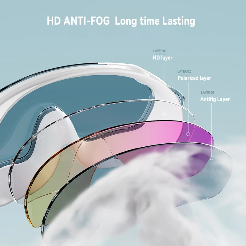 نظارات سباحة بدون إطار عالية الدقة مضادة للضباب للرجال والنساء UV400 مرآة مطلية بإطار كبير من السيليكون نظارات سباحة مقاومة للماء