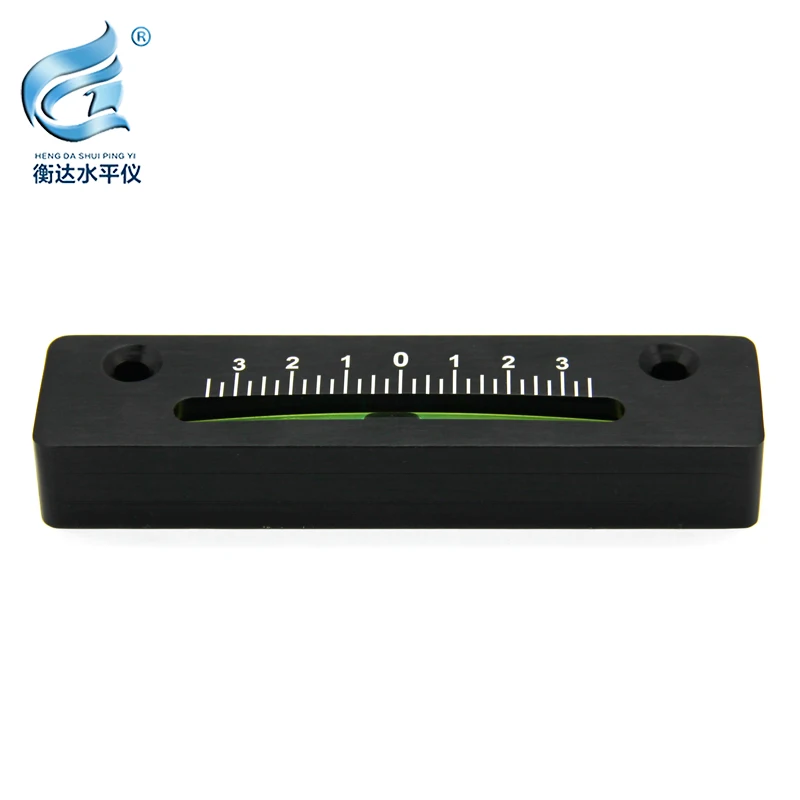 Box type external arc level 10025 high-precision metal bar level aluminum alloy long bar level bubble bead