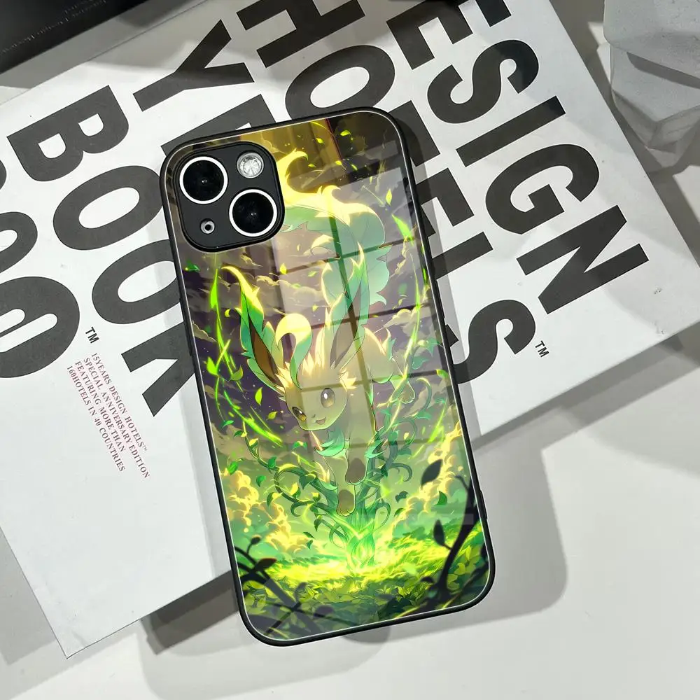 Cover P-Pokemons Phone Case Tempered Glass Shell FOR IPhone 16ProMAX 14 12 17Pro Air 15 16 Plus 13 Pro MAX Cover view 2