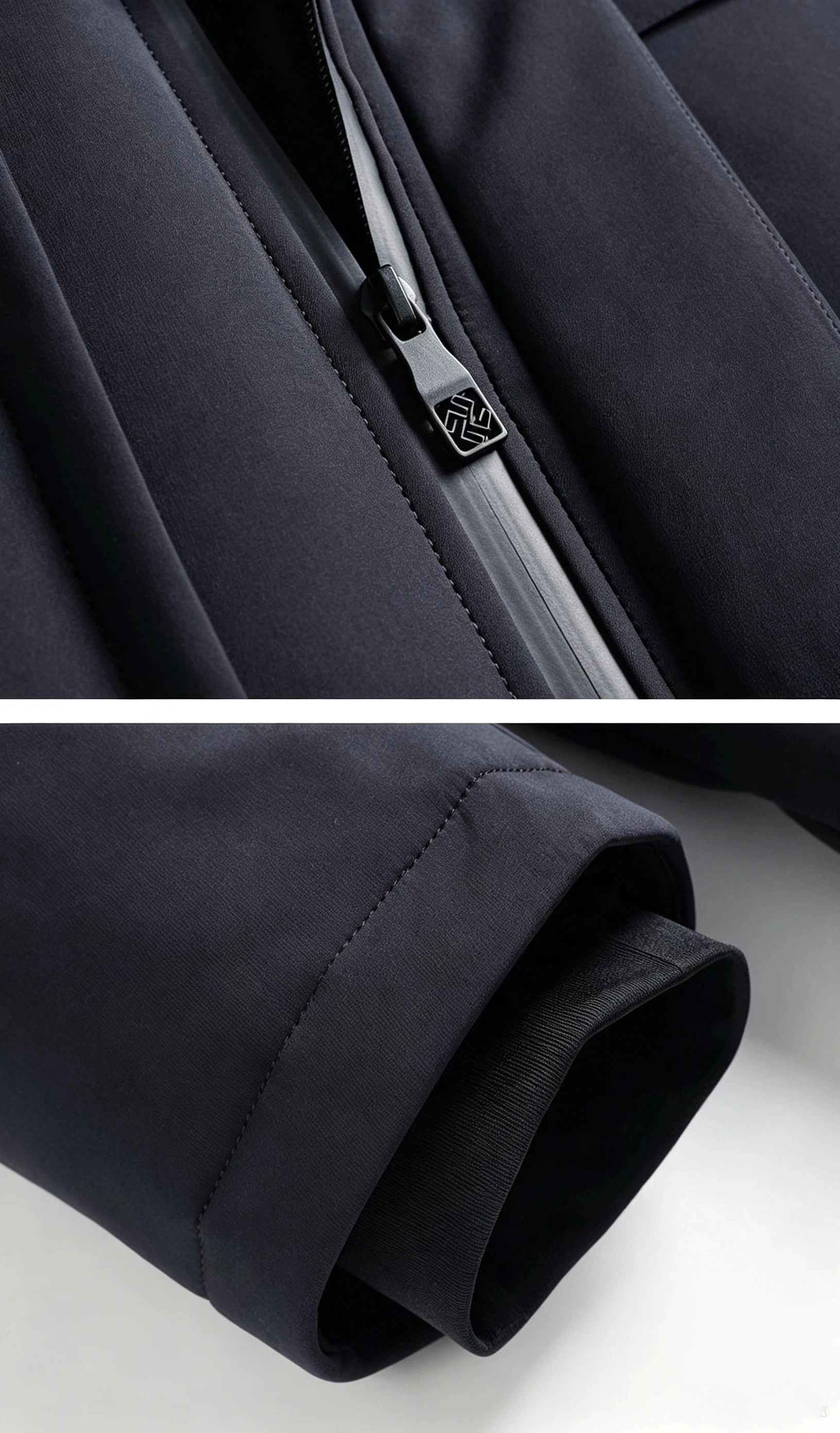 Men Mid Length Thicken Jacket Detachable Fur Hood Warm Coat Business Style for Middle Aged Dad Outdoor Parka