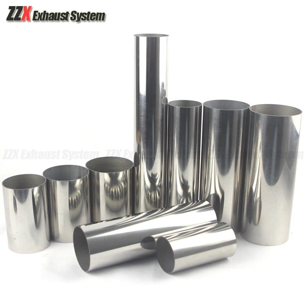 Car Exhaust Pipe Manufacturing Stainless Steel Tube 1.5-2.0MM Thickness 100-300MM Length Auto Parts Fabrication Accessories