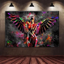 New 5D Diamond Painting Abstract Graffiti Art Sexy Angel Woman Diamond diy Embroidery Home Decoration Mosaic