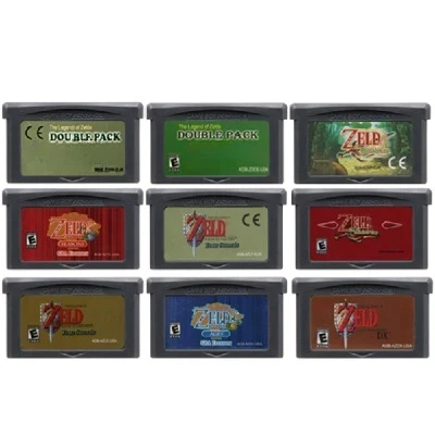 GBA Game Zeld Series 32 Bit Video Game Cartridge Console Card Minish Cap Four Swords Awakening DX for GBA/NDS