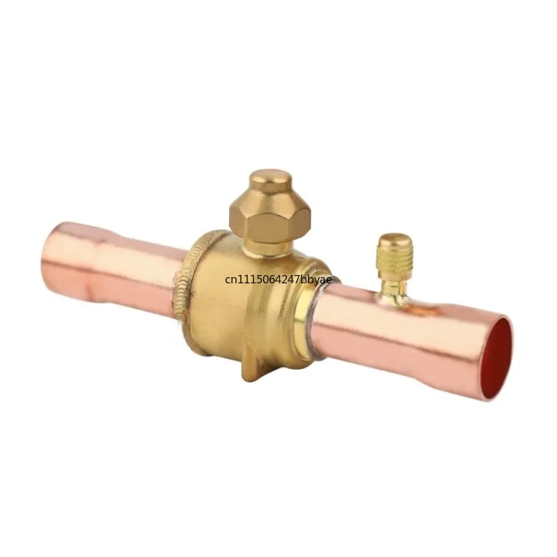 Electric Solenoid Ball Valve, Refrigerant Pipeline Shutoff Valve for Refrigeration System, HVAC Cold Storage Control Accessory