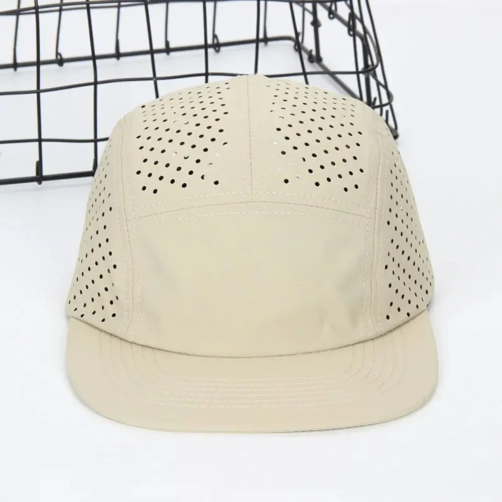 New Breathable 5 Panel Baseball Caps Nylon Men Women Snapback Hombre Hats Sun Protection Hiphop Skateboard Street Dance Hat
