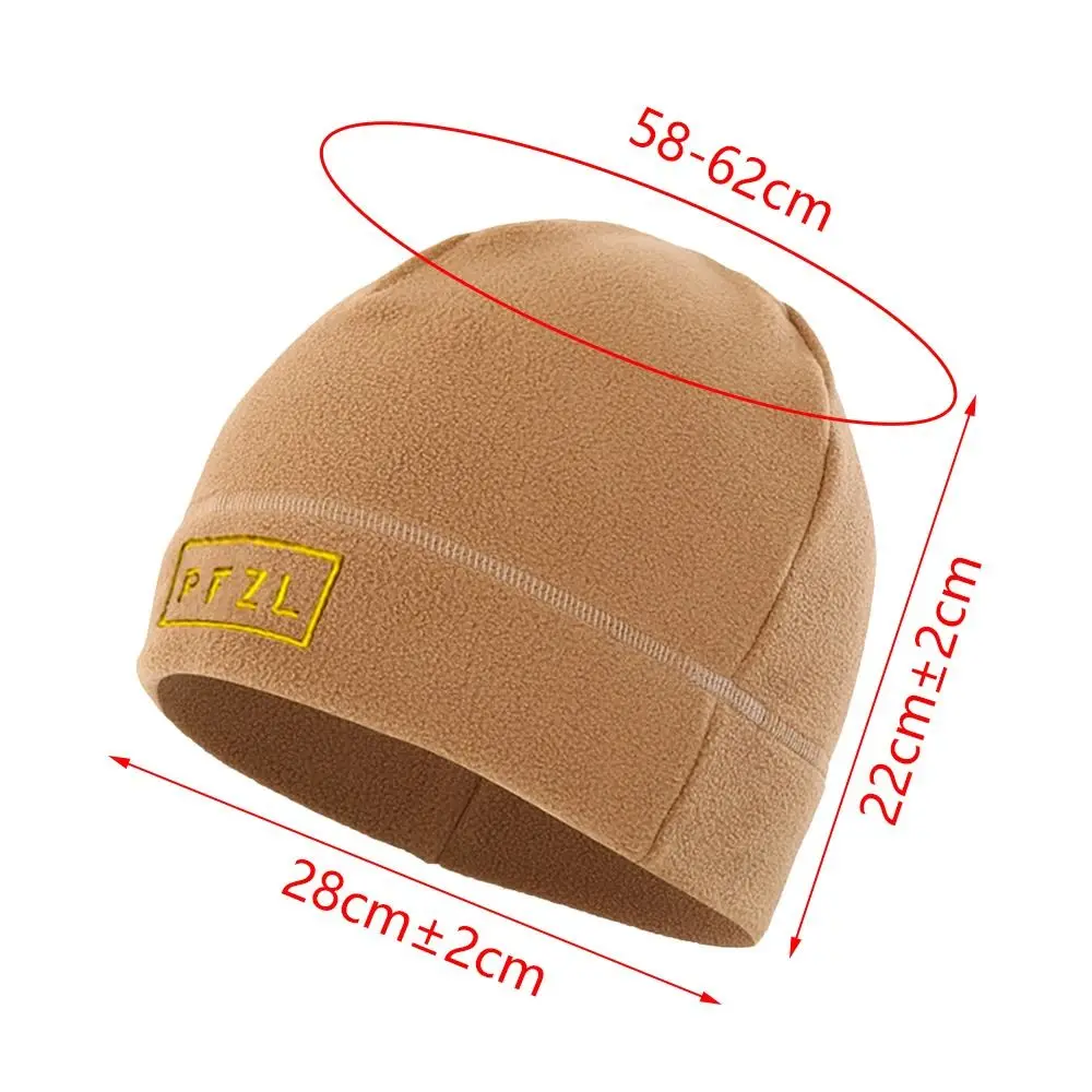 Outdoor Hunting Ski Baggy Hat Windproof Cuffed Beanies Bonnet Fleece Hats Skullcap Hiking Caps Military Tactical Cap