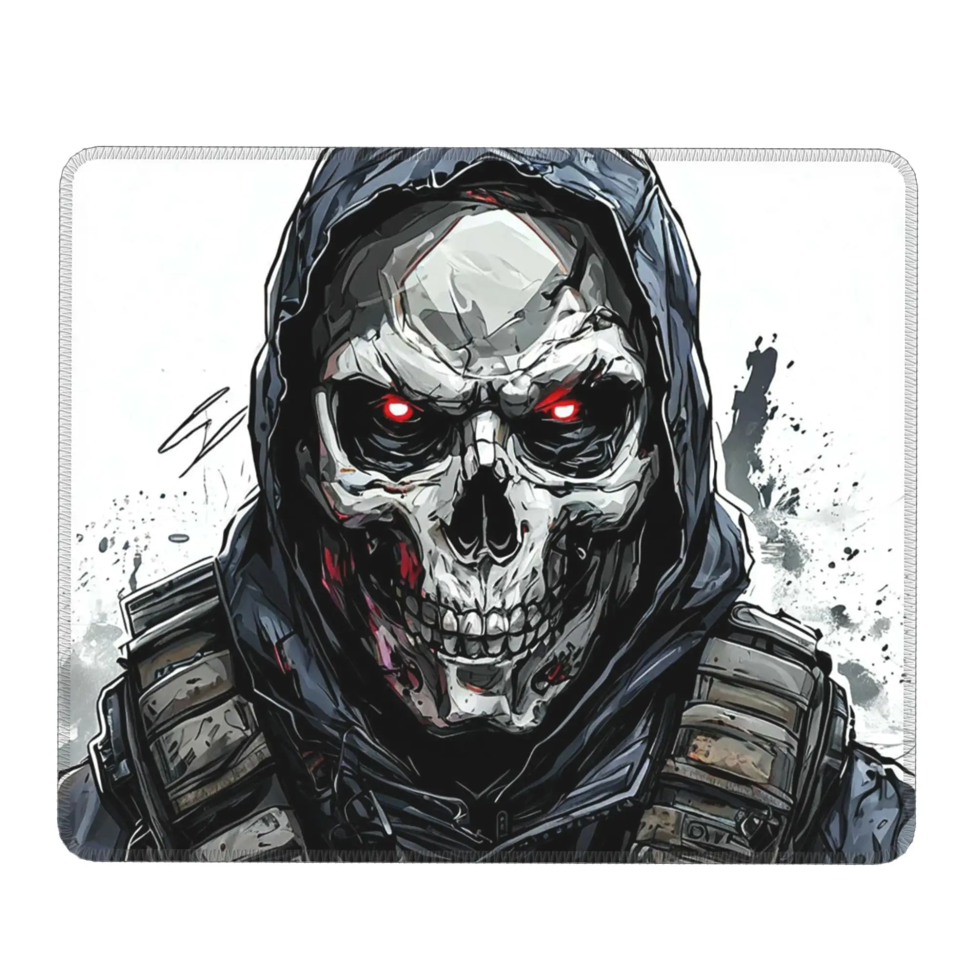 Horror Death God Illustration Mouse Pad Computer Keyboard Mouse Mat Gaming PC Laptop Desk Mat Office Table Mats