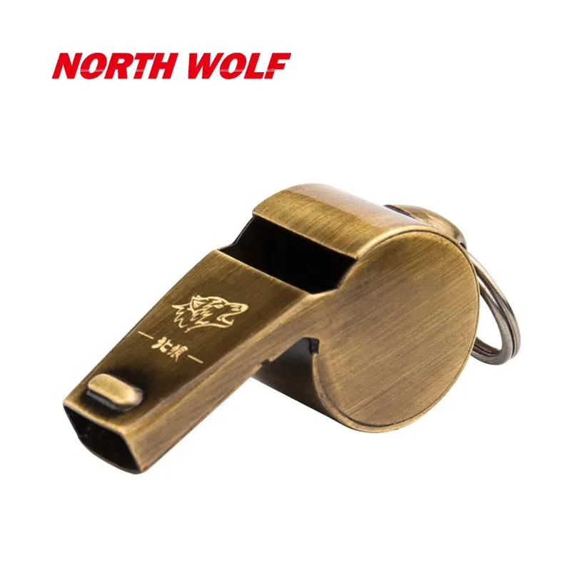 2021 New Coach Whistle Outdoor Training Treble Wood Core Gift Pack Antique Brass Referee Whistle