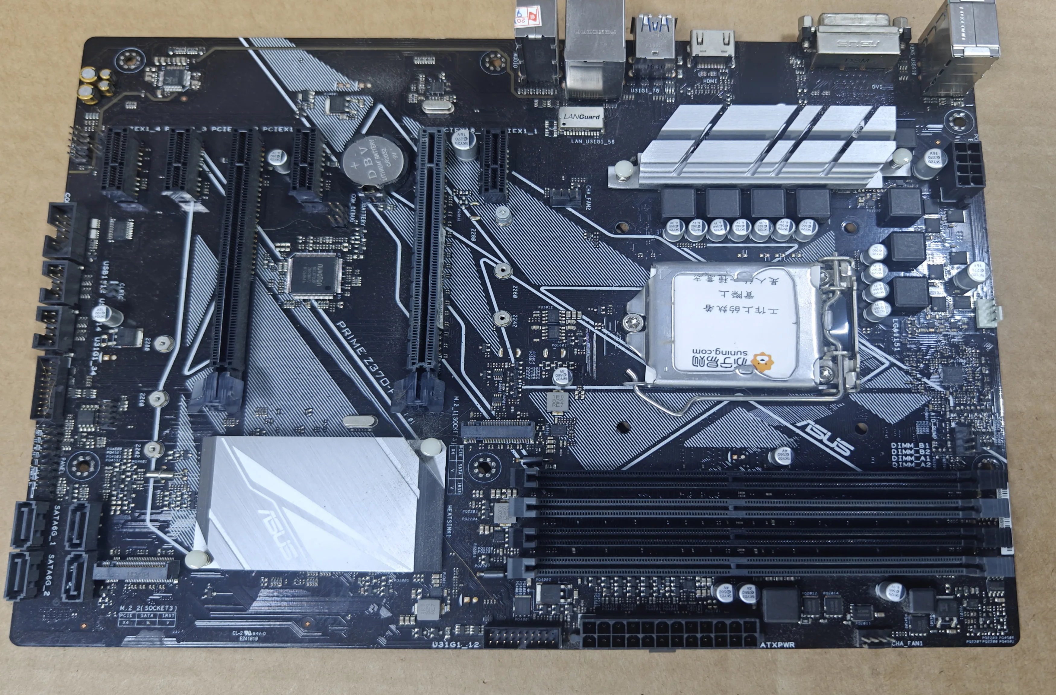 

Asus PRIME Z370-P Motherboard LGA 1151 DDR4 64GB Intel Z370 support Core i3-8300 i3-9100F i5-9600K i7-9700F Pentium G5400 cpu