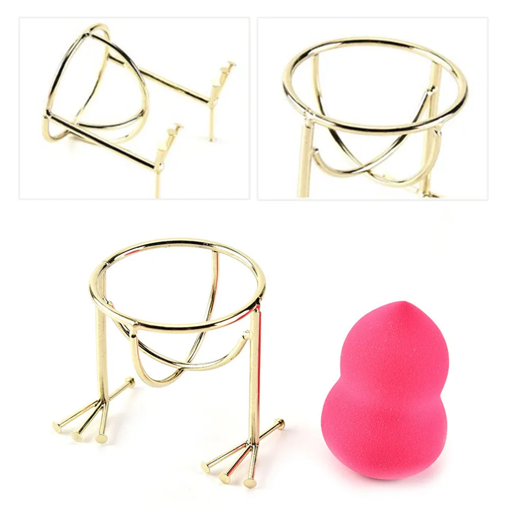 3Pcs Puff Stand Rack Makeup Sponge Drying Holder Storage Shelf Ventilated Sanitary Beauty Tool Stylish Dresser view 2