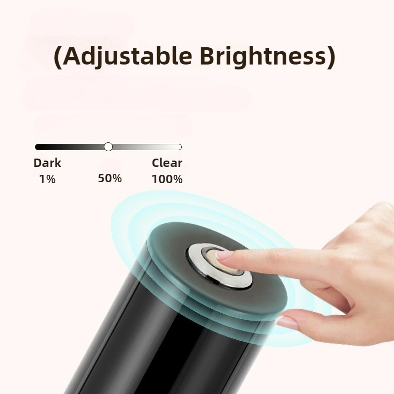 Aluminium Lift Floor Lamp Minimalist Luxury Floor Light Adjustable Brightness Touch Switch Lighting Lamps Eye Protection Lights