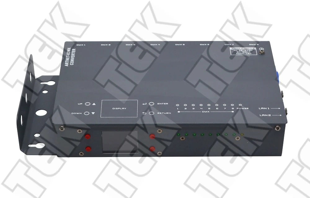 ARTNET-8DMX Converter with RDM for Tiger Touch MA Console Madrix Software Ethernet for Show Wedding Pro Stage Light DMX Consolel