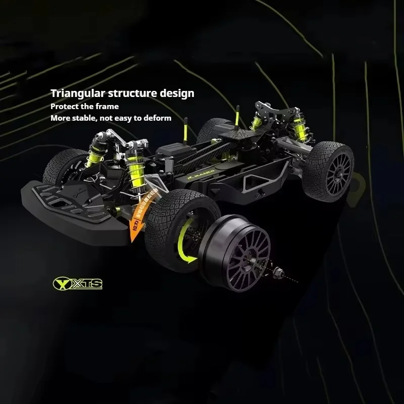 Ralaro 1/10 XTS F10 4WD RTR RC シミュレーションレーシングドリフトオフロード車両モデルラリーカー 2.4GHZ リモートコントロールカー大人の男の子のおもちゃ