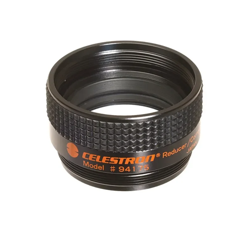 Celestron F6.3 Reducer and Corrector Lens, Astronomical Telescope Accessories, 1.25 Inch Multi-Coated Reduced Focus Plan Lens,