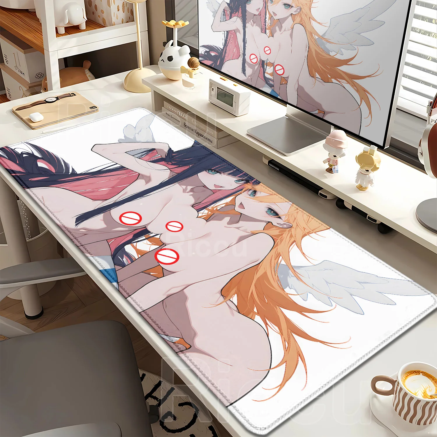 اللباس الداخلي تخزين مع Garterbelt ماوس الوسادة مكاتب الألعاب الكمبيوتر تمديد ماوس الوسادة أنيمي مثير فتاة هنتاي لوحة المفاتيح المطاط مكتب حصيرة #3