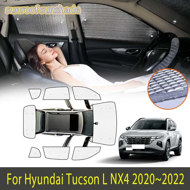 

For Hyundai Tucson L NX4 2020 2021 2022 2023 MK4 Car Accessories Sun Shade Sunshade Windshield Side Window Privacy Shading Tools