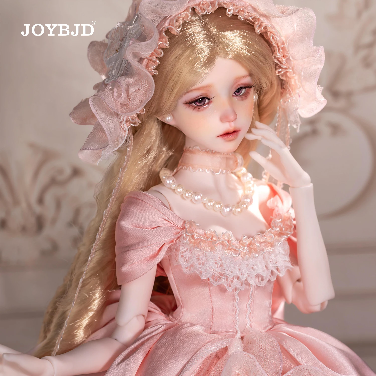Joybjd 1/4 Lvy Full Set G BJD Doll with Romantic Countess Pink Skirt Handmade Resin Toy