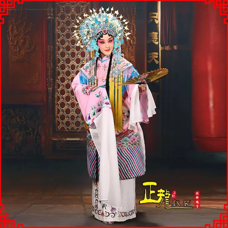 Beijing Opera Costume Crepe Gourd Female Python Beijing Opera Phoenix Crown Butterfly Crown Opera Costume Drama Phoenix Crown