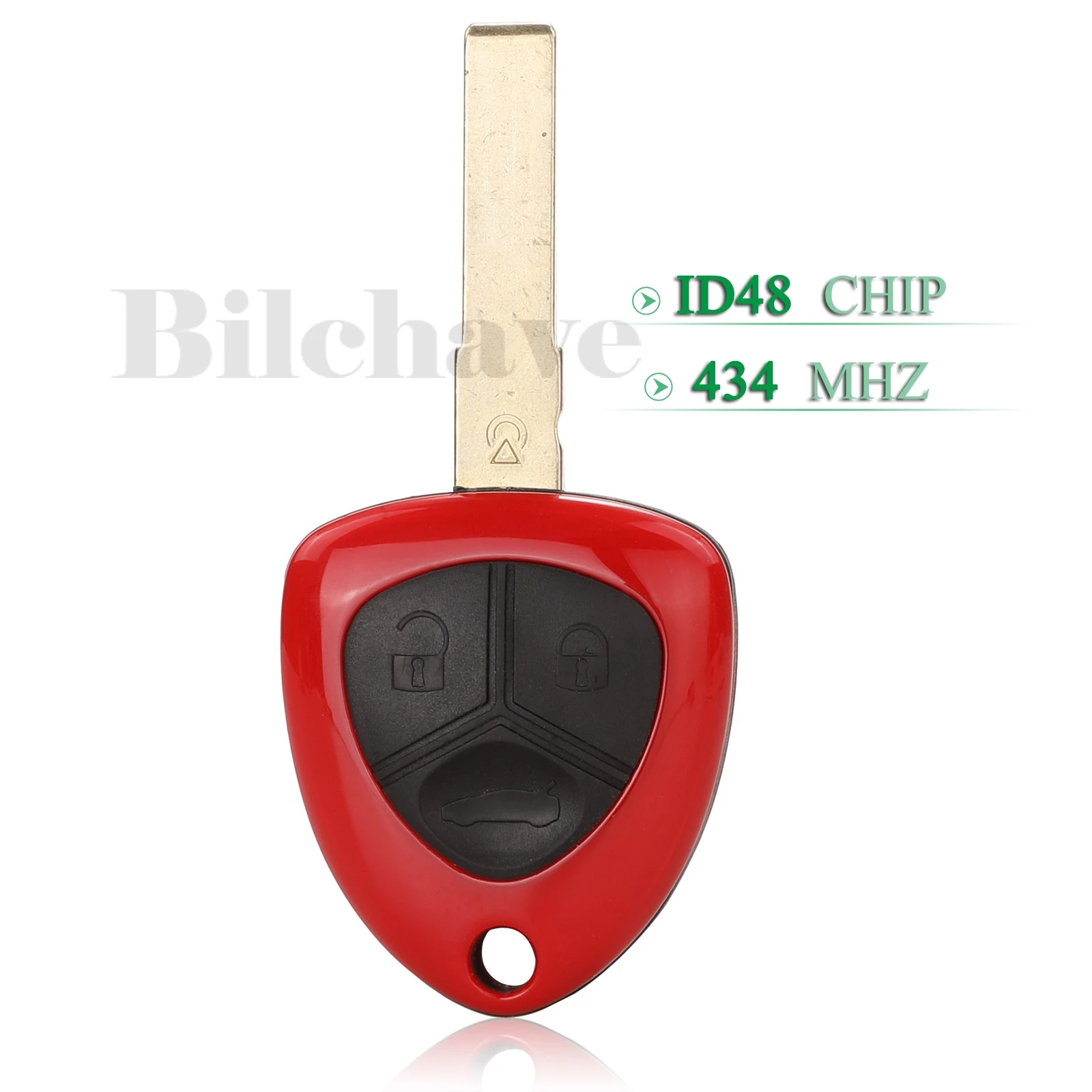 jingyuqin 3 Buttons For Ferrari 458 Ltalia California 599 GTB Fiorano FF 434Mhz ID48 Chip Remote Smart Car Key Replacement