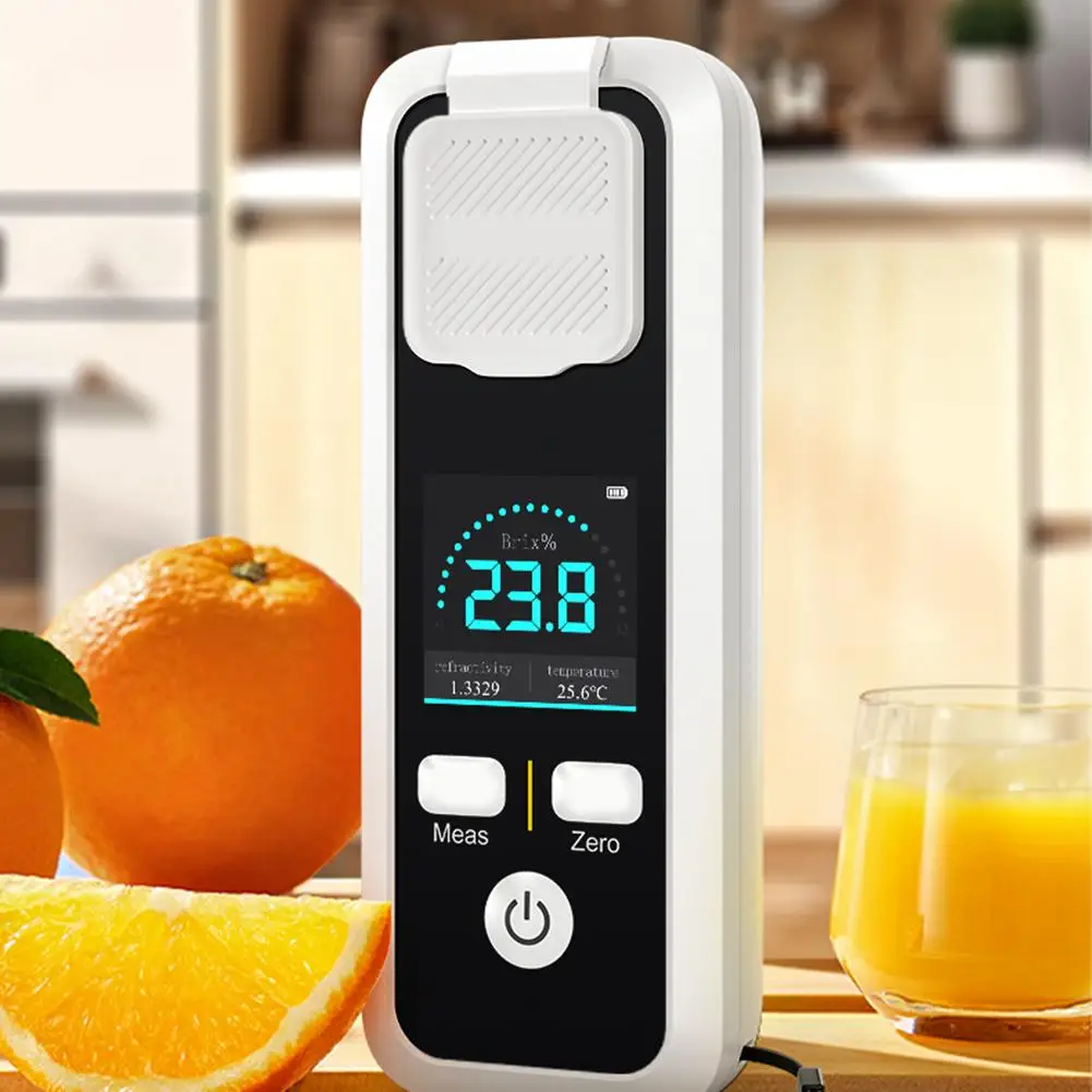 JBM-10 JBM-20 Digital Refractometer Bailey Sugar Meter 125*46*31.5mm For Measure Juice And Wine Sugar Concentration Measuring