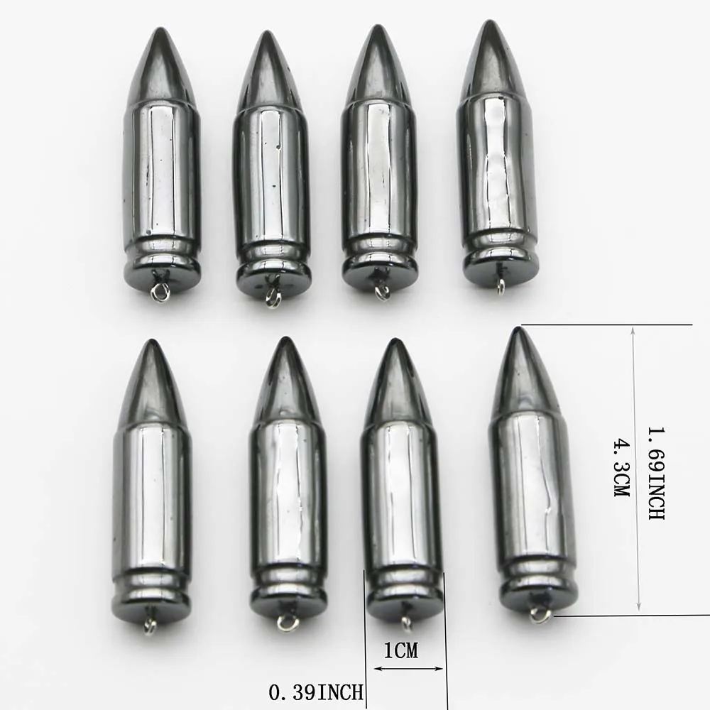 

Натуральный гематит, черный Галл, камень, модная пуля, конус, ожерелье, кулон, изысканные подвески, ювелирные аксессуары, подарок, оптовая продажа, 10 шт.