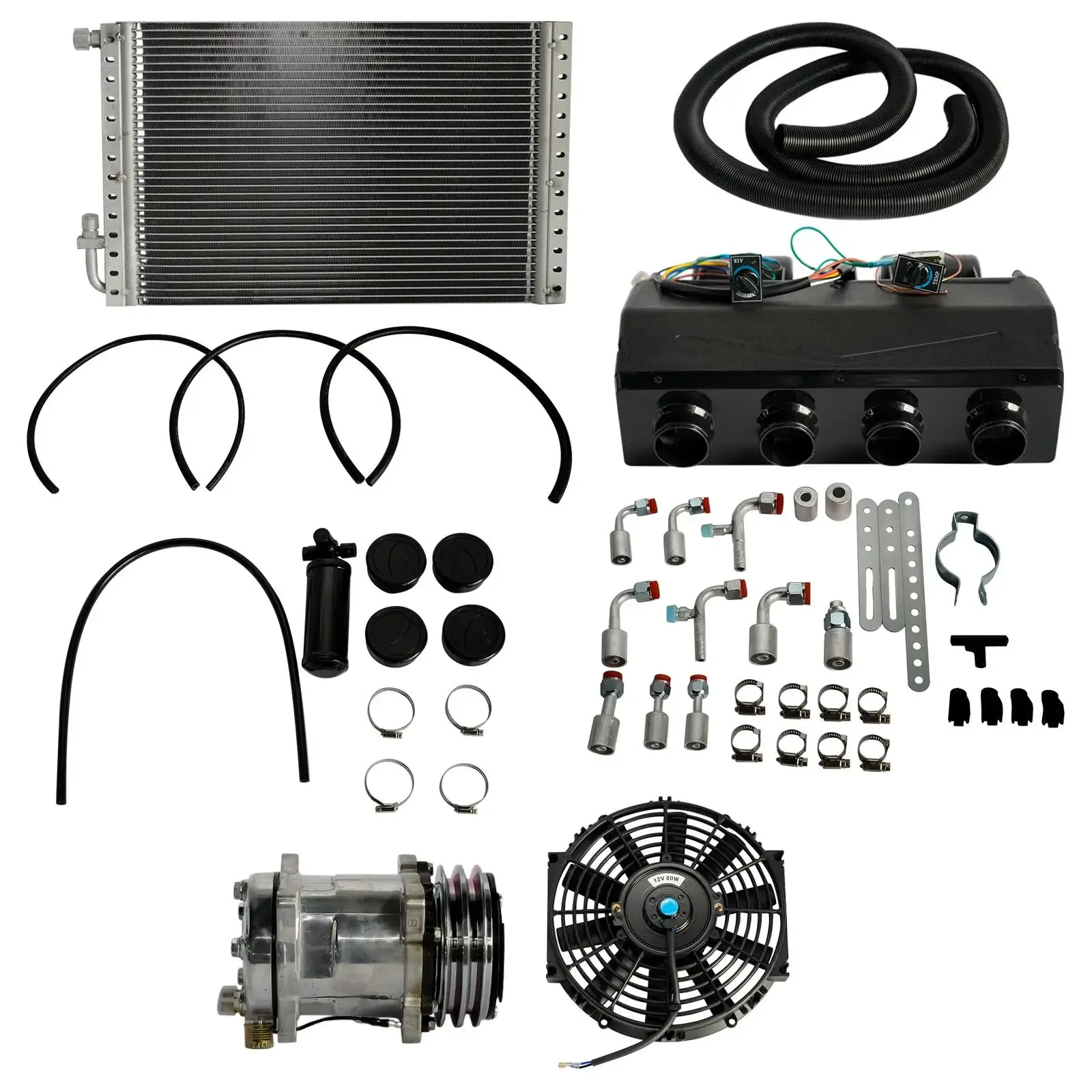 AP03 Cool Only Universal Air Conditioning Kit Under Dash - 404-000 - A/C 12V