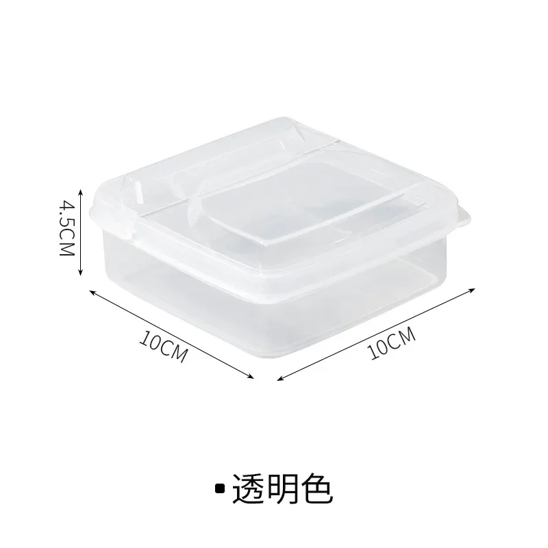 Cheese Slice Storage Box Butter Crisper Refrigerator Cheese Slice Container Transparent Cheese Slice Seal Box Kitchen