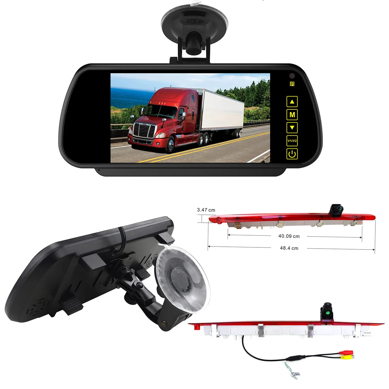 Applicable to Mercedes-Benz Vito W447 High-position brake light reversing camera Equipped with a 7-inch display scree
