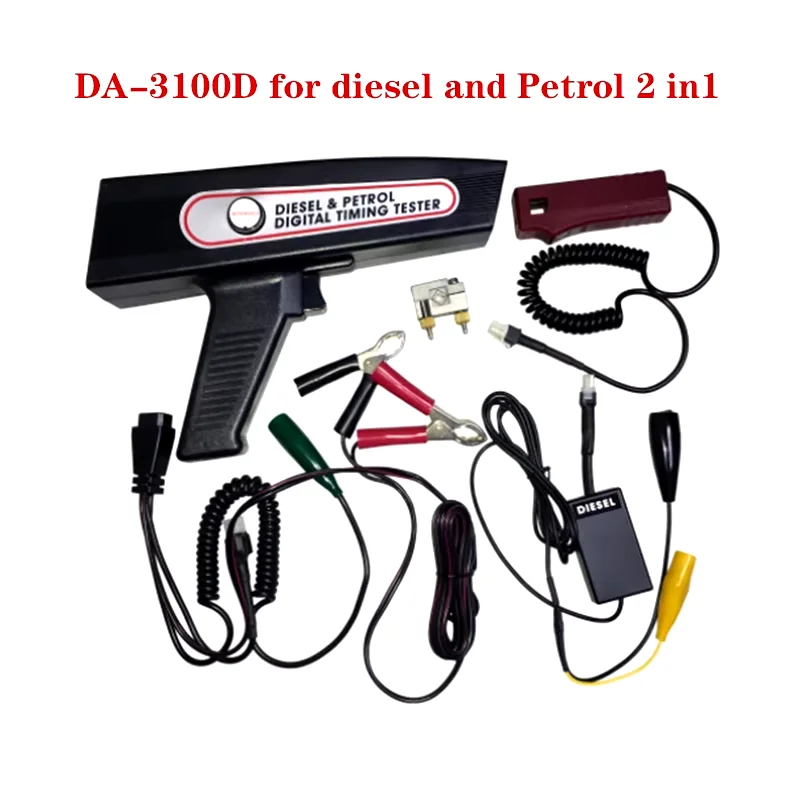 DA-3100D Digital Ignition Gun Timing Light Inductive Strobe Lamp Diesel Petrol Engine Analyzer Detection Diagnosis Repair Tools