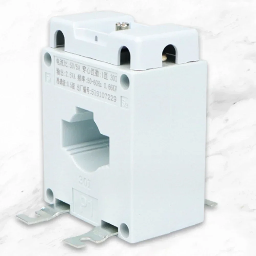 Imagem -02 - Transformador de Corrente 20 30 50 75 100 150 200 para Amperímetro ac Micro Split Core Sensor Braçadeira Corrente de Bobina de Cobre